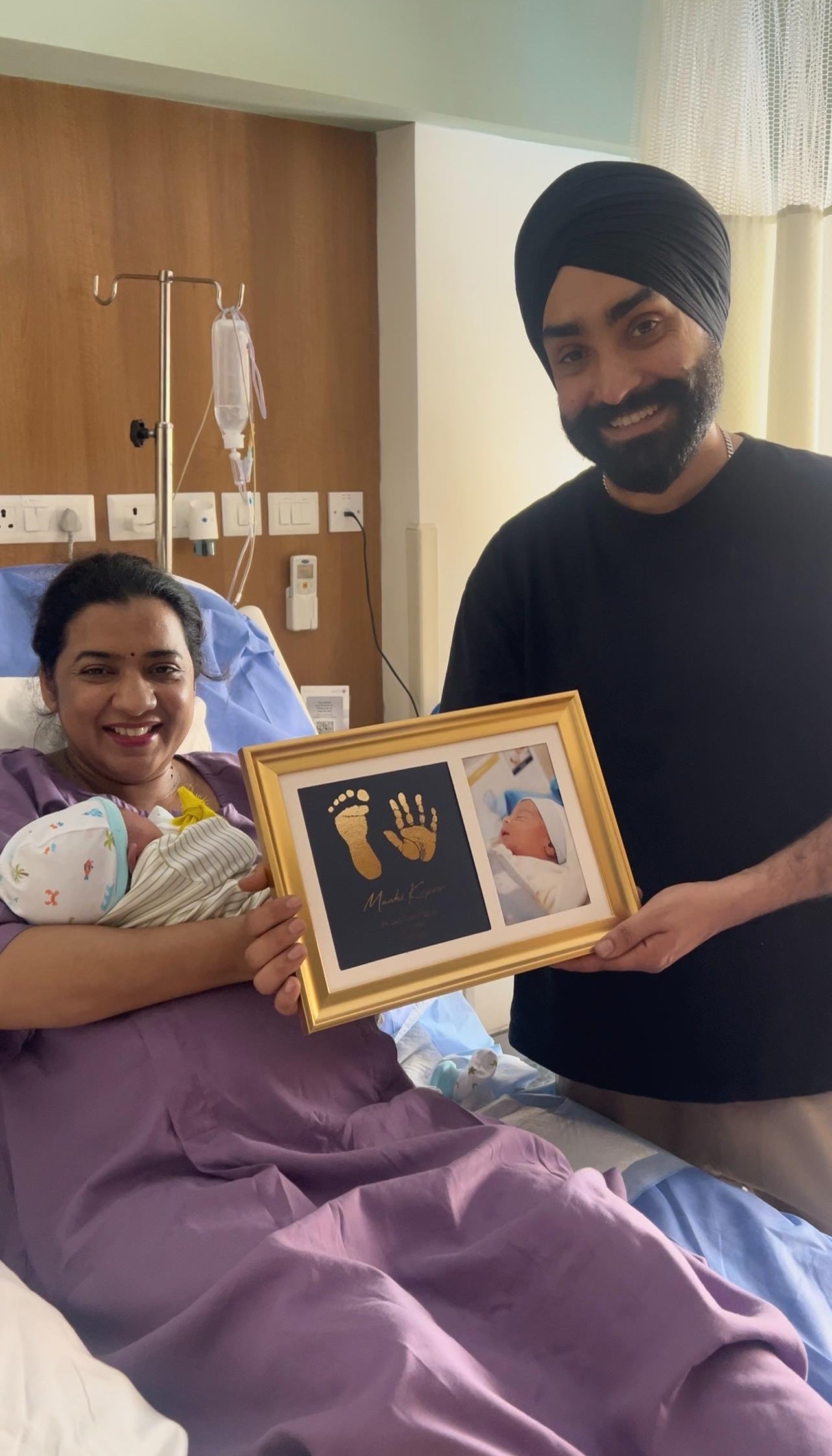 2 Units Metallic Imprint Frame For Baby (One Hand & Foot/ Both Hands/Both Feet)