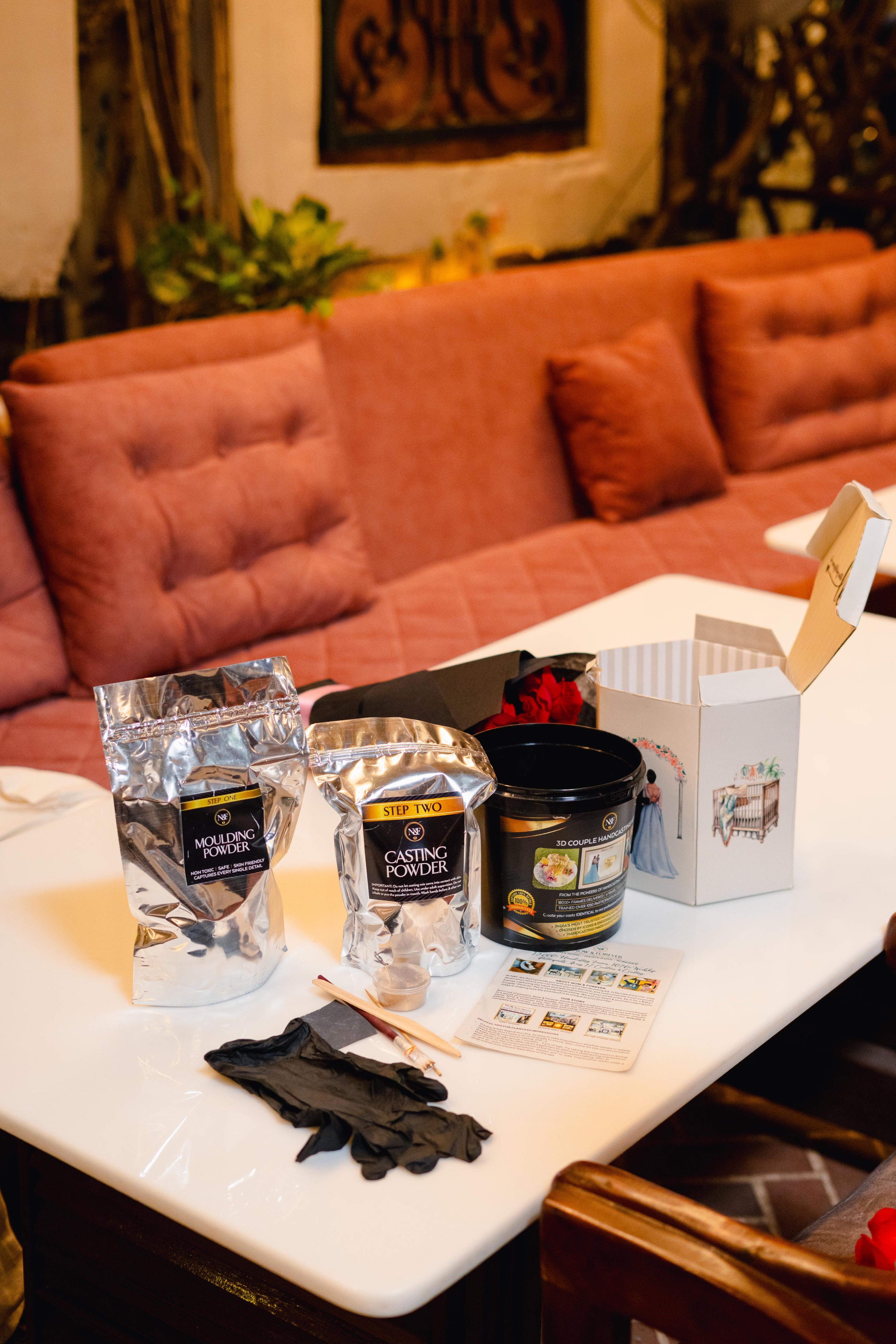 3D DIY Couple Handcasting Kit (9 Items)