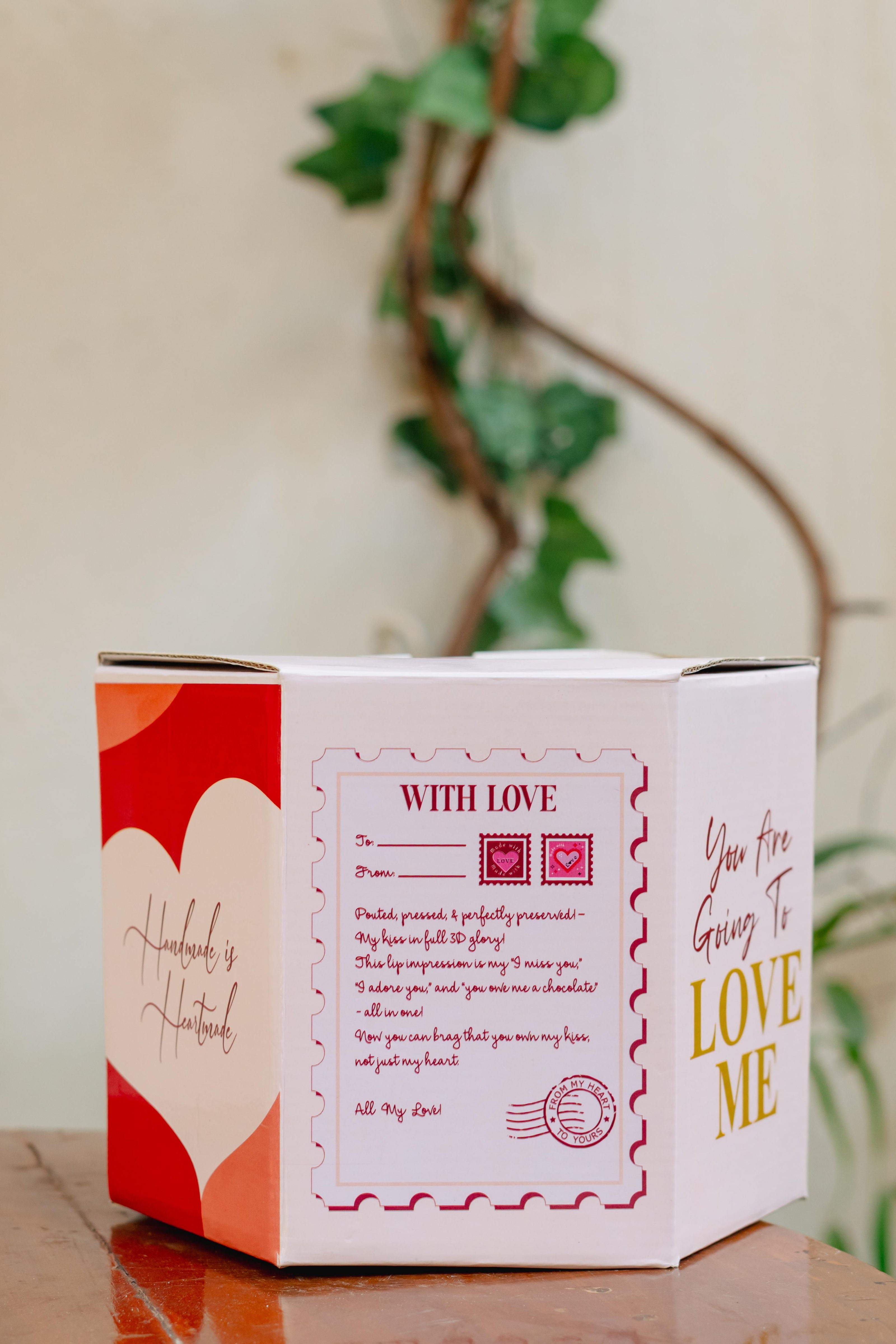 3D Lip Casting Kit - With Cute Heart Shape Display Case