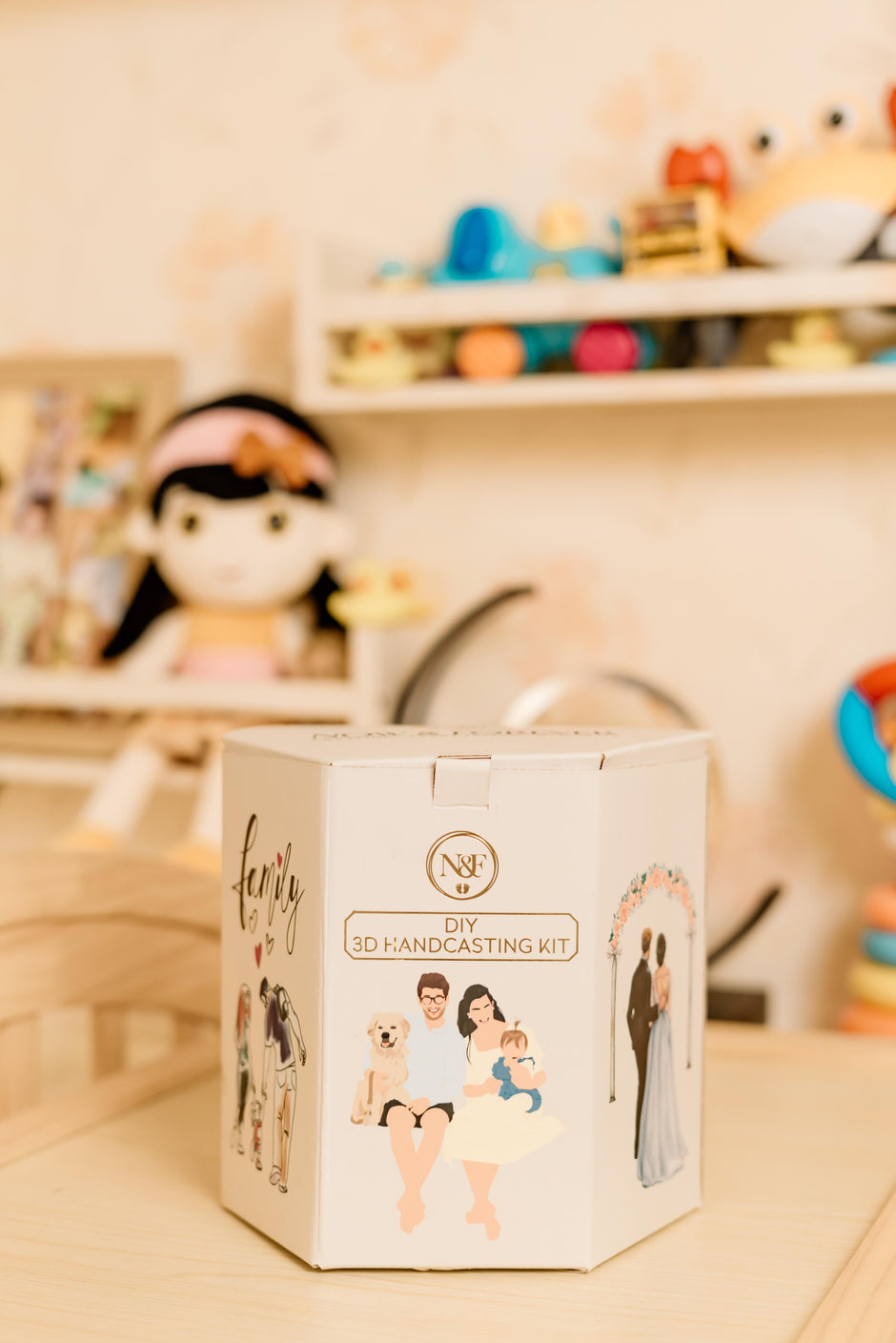 3D DIY Baby Handcasting Kit - 4 Units (12 Items)