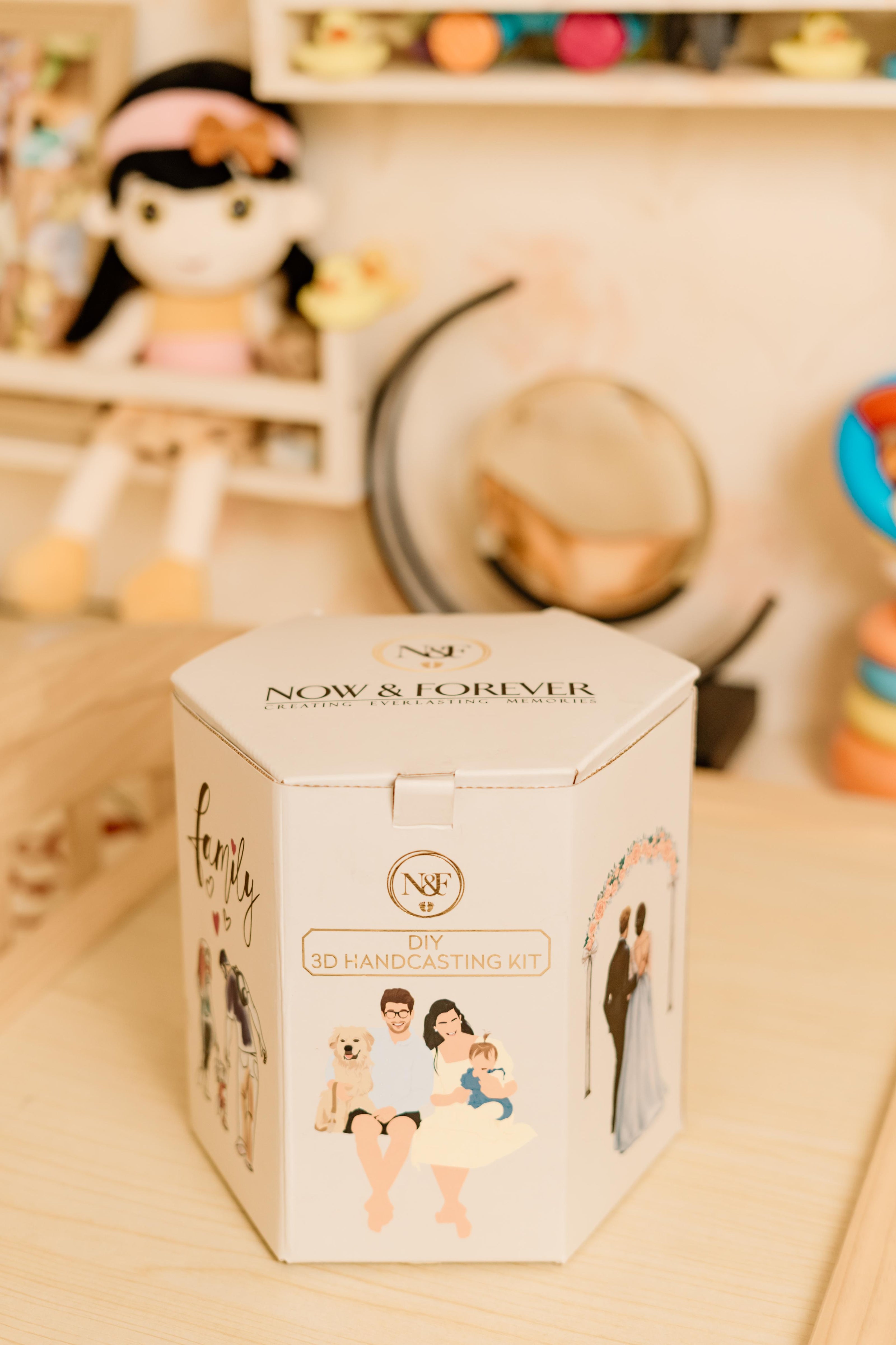 3D DIY Baby Handcasting Kit - 4 Units (12 Items)