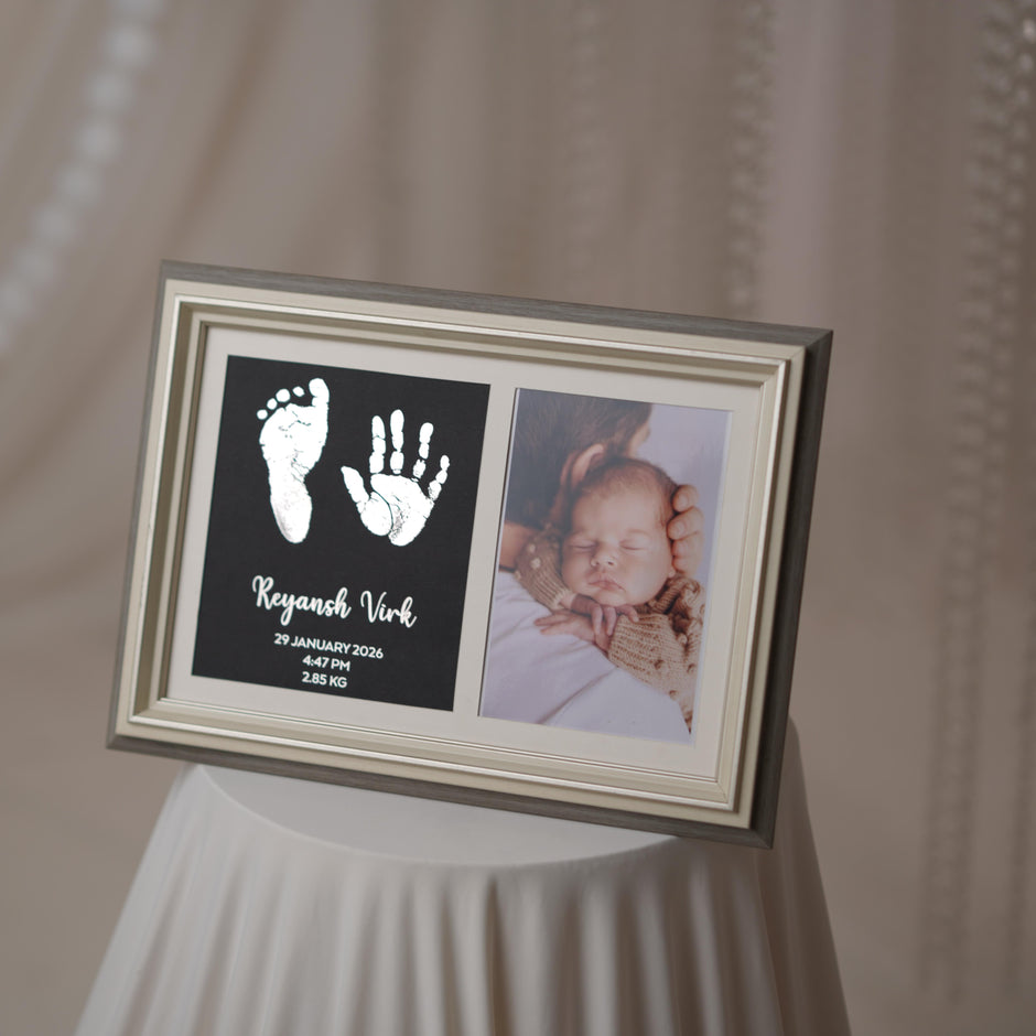 2 Units Metallic Imprint Frame For Baby (One Hand & Foot/ Both Hands/Both Feet)