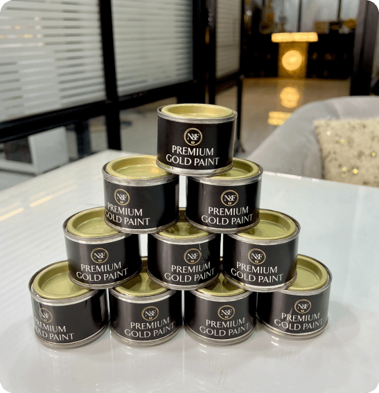 Premium Gold Paint for Handcasting - Pack of Three