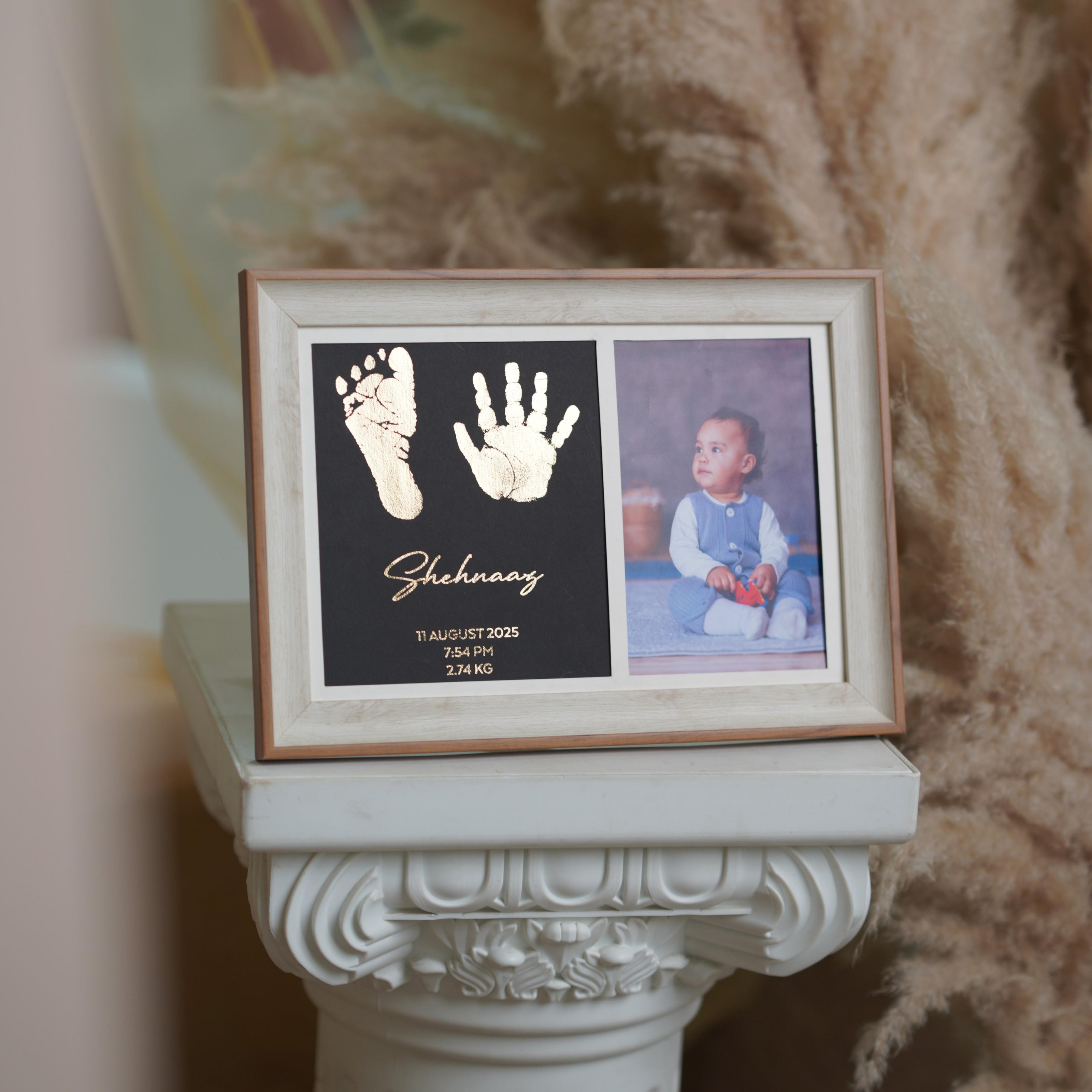 2 Units Metallic Imprint Frame For Baby (One Hand & Foot/ Both Hands/Both Feet)