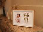 4 Units Metallic Imprint Frame For Baby (Both Hands & Feet)