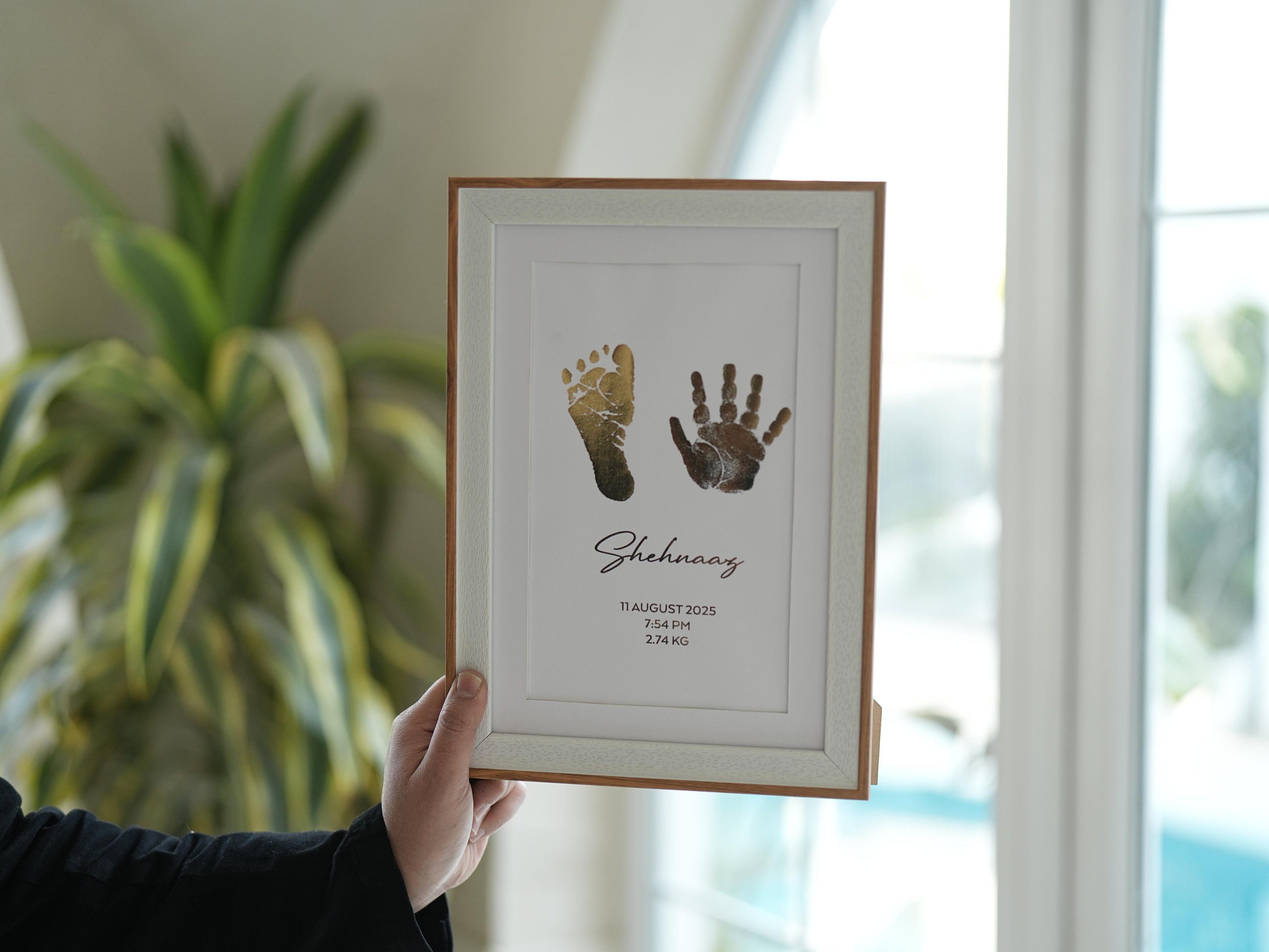 2 Units Metallic Imprint Frame For Baby (One Hand & Foot/ Both Hands/Both Feet)