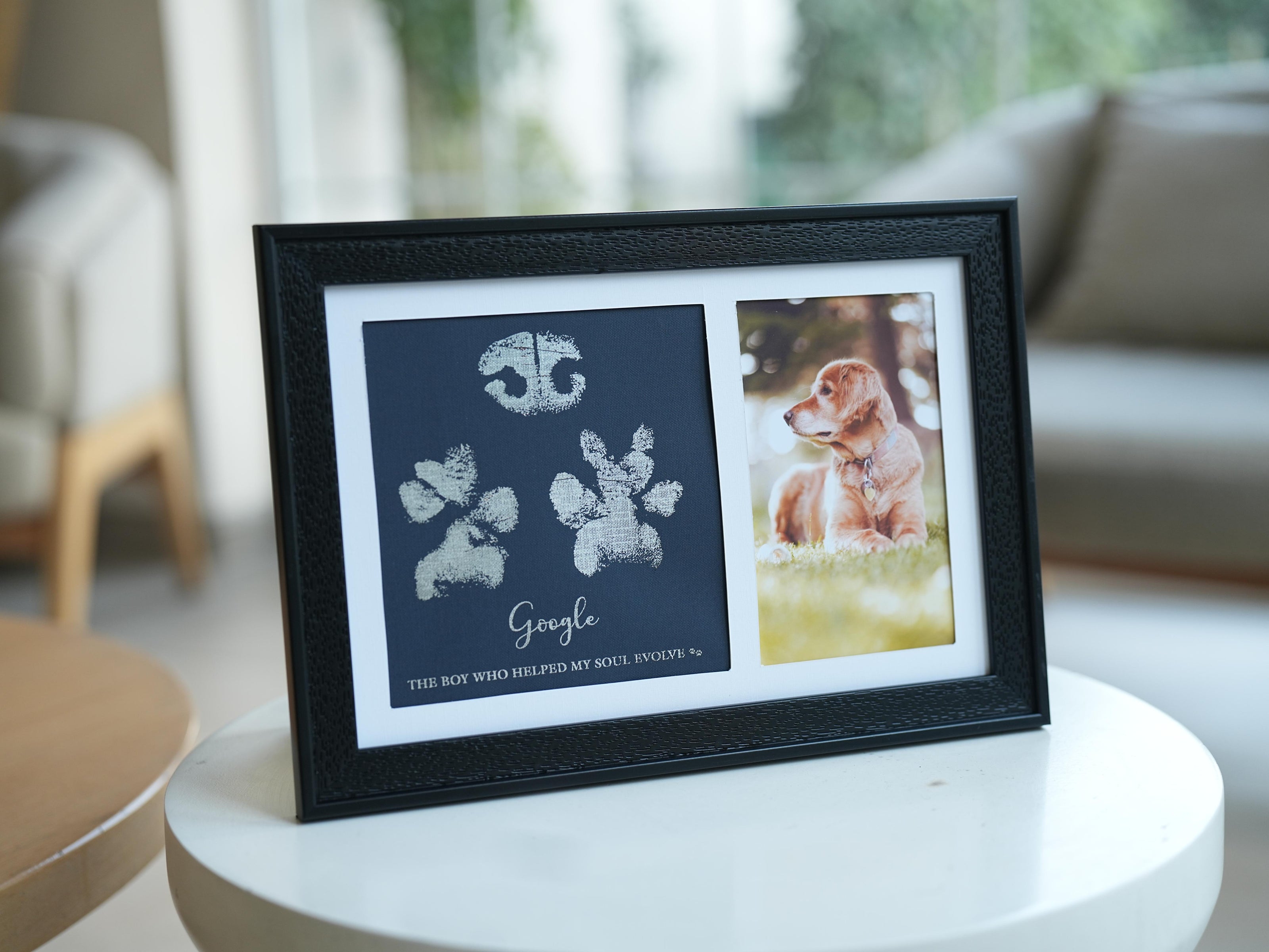 Paw Metallic Imprints Frame for Pets - Kit Included