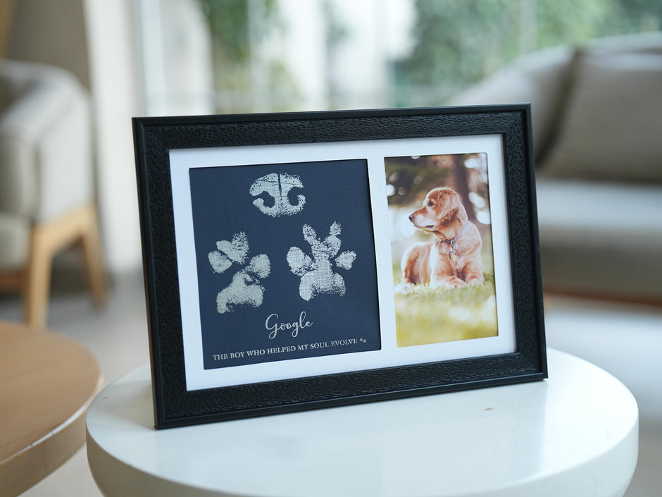 Paw Metallic Imprints Frame for Pets - Kit Included