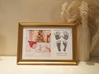 4 Units Metallic Imprint Frame For Baby (Both Hands & Feet)