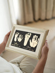4 Units Metallic Imprint Frame For Baby (Both Hands & Feet)