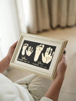 4 Units Metallic Imprint Frame For Baby (Both Hands & Feet)