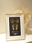 4 Units Metallic Imprint Frame For Baby (Both Hands & Feet)