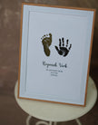 2 Units Metallic Imprint Frame For Baby (One Hand & Foot/ Both Hands/Both Feet)