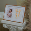 4 Units Metallic Imprint Frame For Baby (Both Hands & Feet)