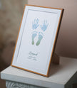 4 Units Metallic Imprint Frame For Baby (Both Hands & Feet)