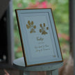 Paw Metallic Imprints Frame for Pets - Kit Included