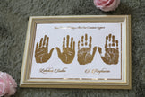 Parents Aashirwad Hand & Feet 24K Gold Metallic Imprints