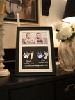 Twins/Sibling Metallic Imprints Frame (4 Imprints)