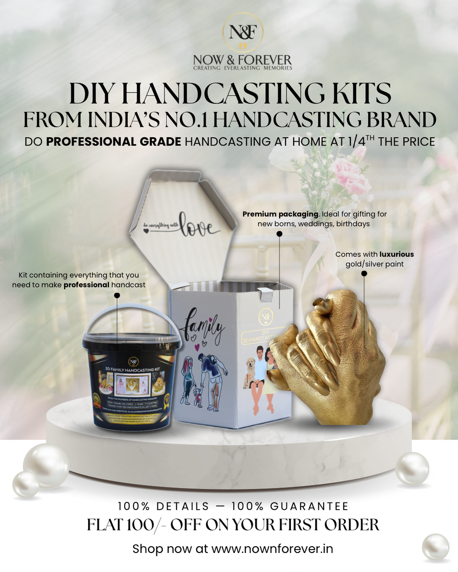 3D DIY Couple Handcasting Kit (9 Items)