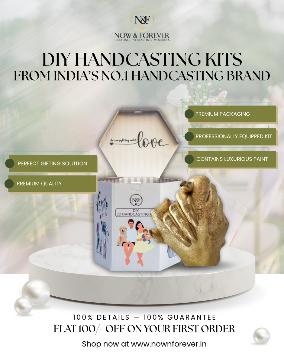 3D DIY Couple Handcasting Kit (9 Items)