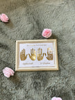 Parents Aashirwad Hand & Feet 24K Gold Metallic Imprints