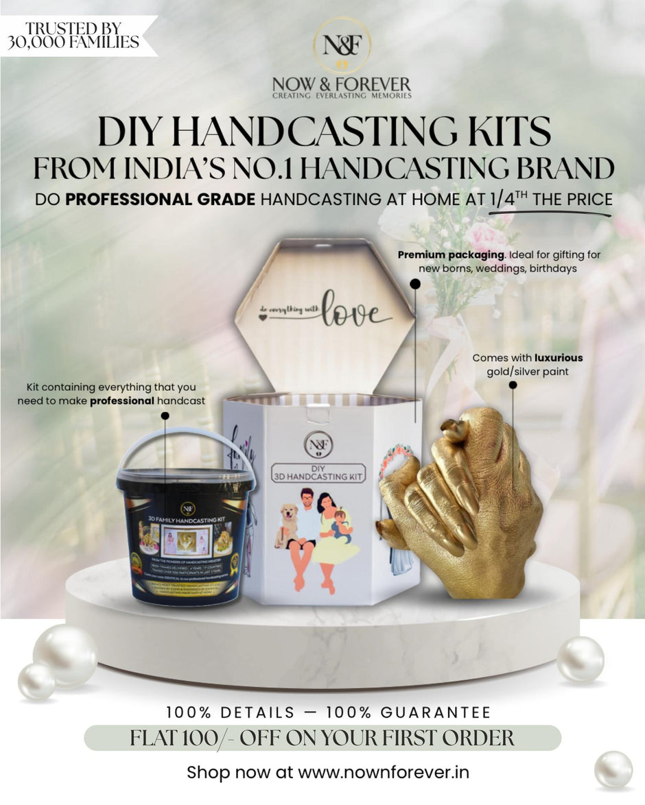 3D DIY Couple Handcasting Kit (9 Items)