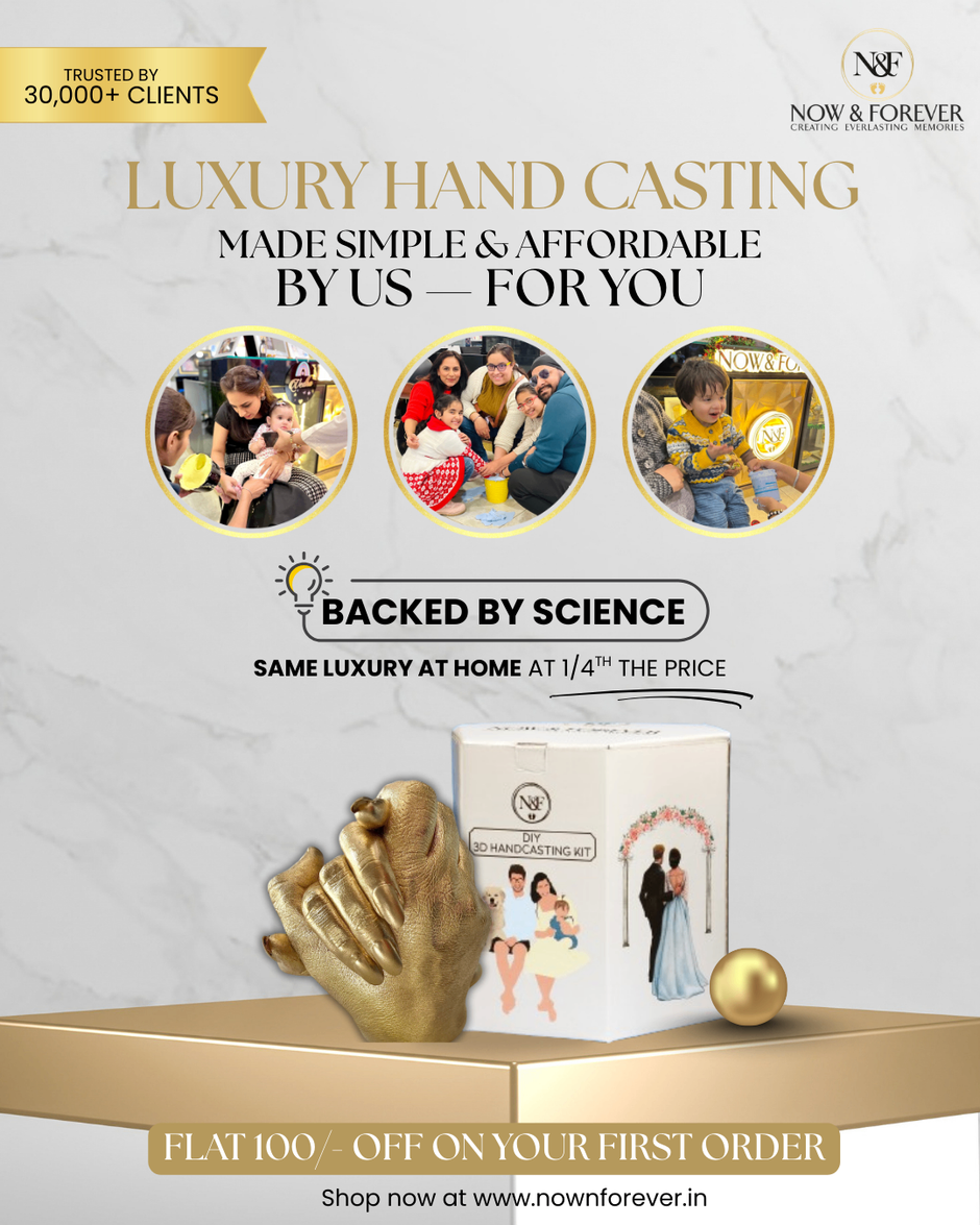 3D DIY Couple Handcasting Kit (9 Items)