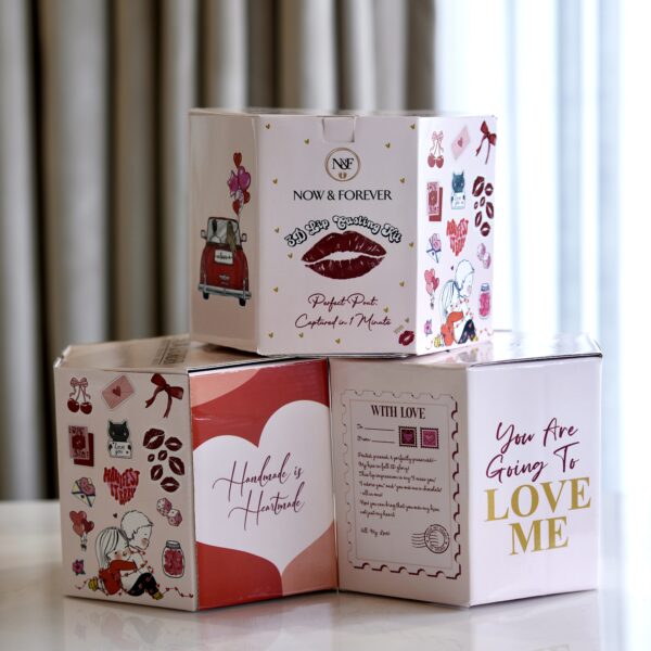 3D Lip Casting Kit - With Cute Heart Shape Display Case