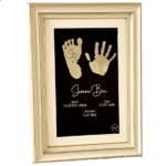 Baby Hand & Foot Metallic Imprint Frame -2-units -Kit Included